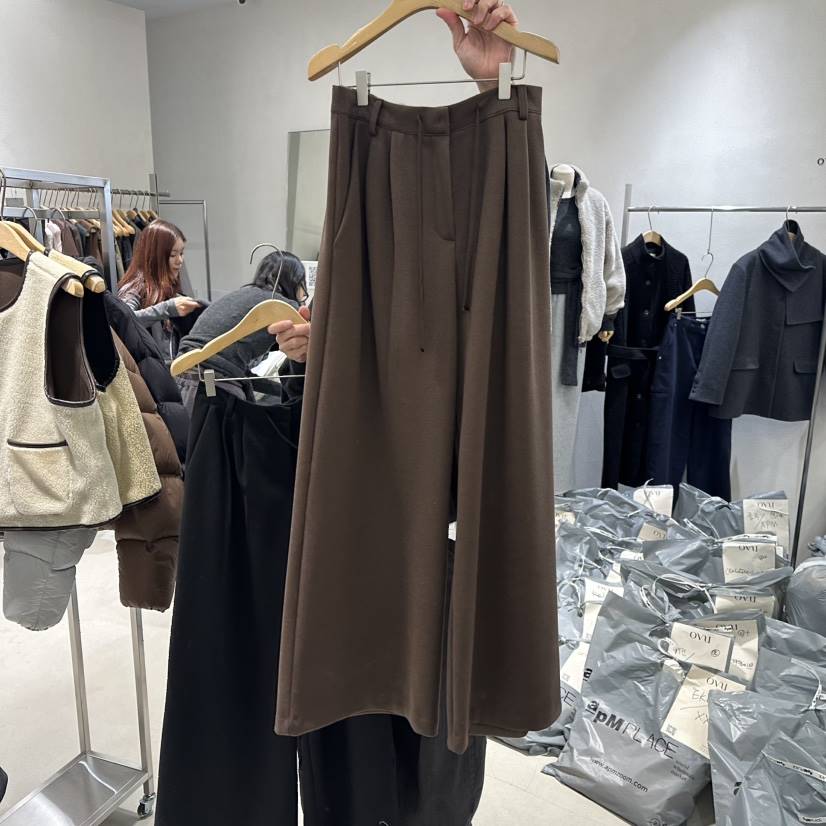 OVU東大門㊣直郵女裝新款時尚25秋冬職業人氣休閑推薦休閑褲OVU休閑褲