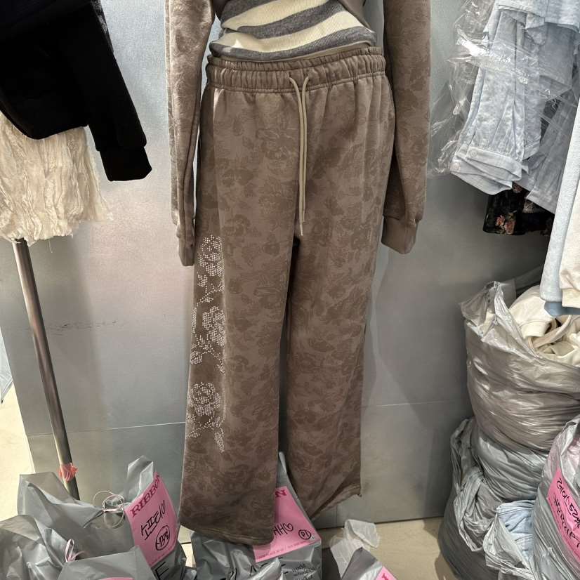 RIBBON東大門㊣實拍女士新品職業真品休閑熱賣人氣休閑褲加絨RIBBON休閑褲