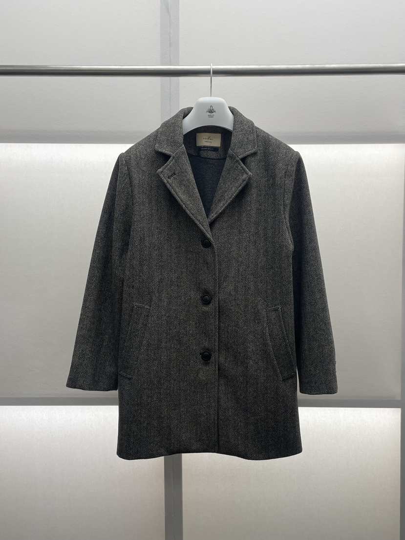 MILUI韓國代購㊣女士新款25秋冬時尚人氣推薦職業熱賣短款大衣MILUI短款大衣