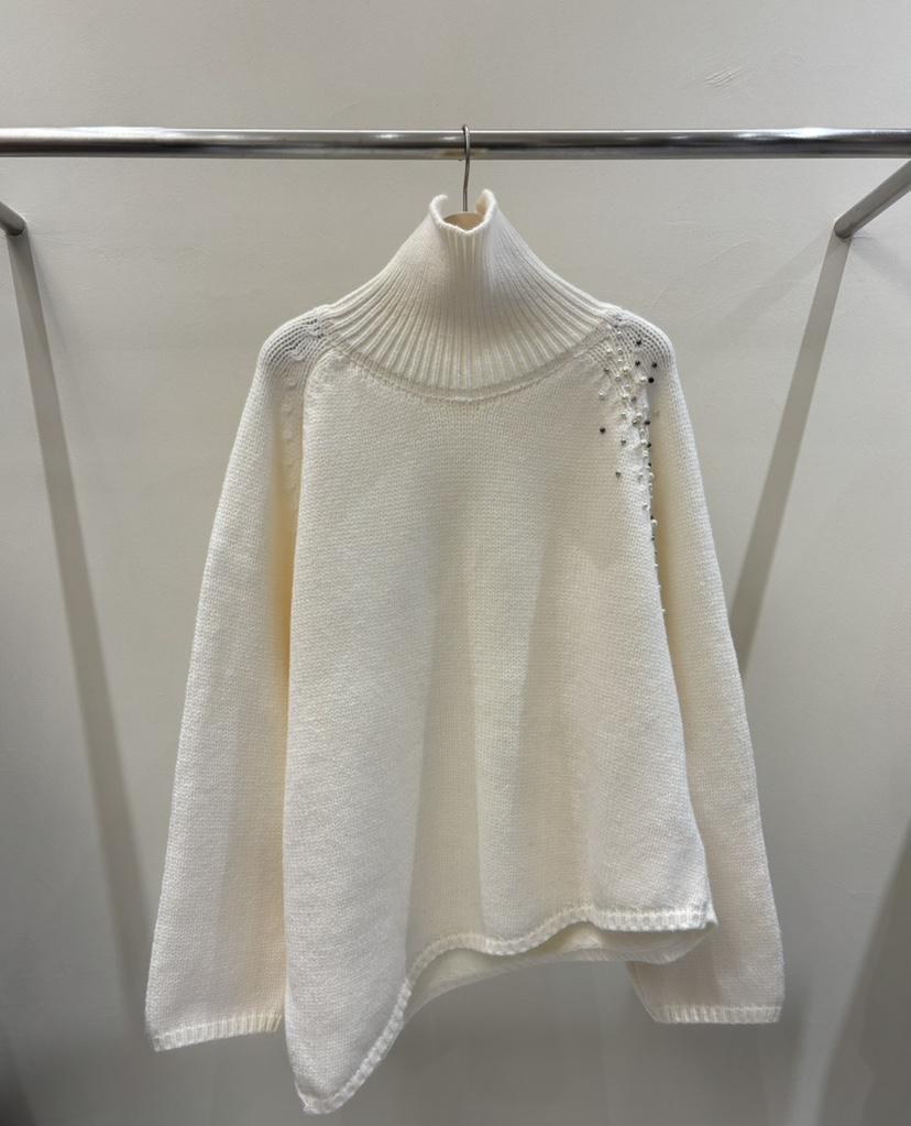 MABE東大門㊣實拍女裝新品職業25秋冬休閑時尚熱賣推薦針織衫MABE針織衫