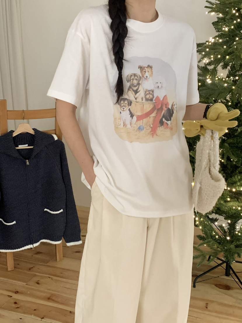 WOOD韓國代購㊣女裝新款熱賣時尚推薦職業人氣休閑25秋冬T恤WOODT恤