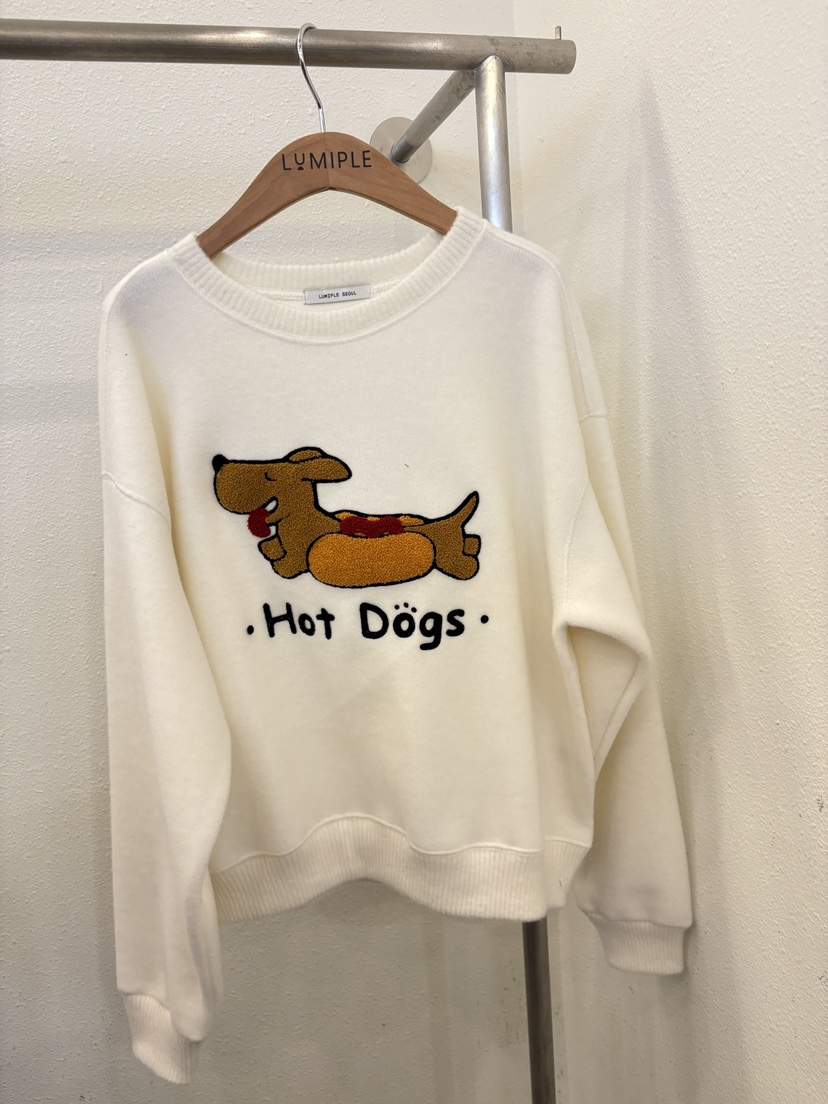 LUMIPLE東大門㊣實拍女士新款推薦25秋冬人氣熱賣職業時尚衛衣LUMIPLE衛衣