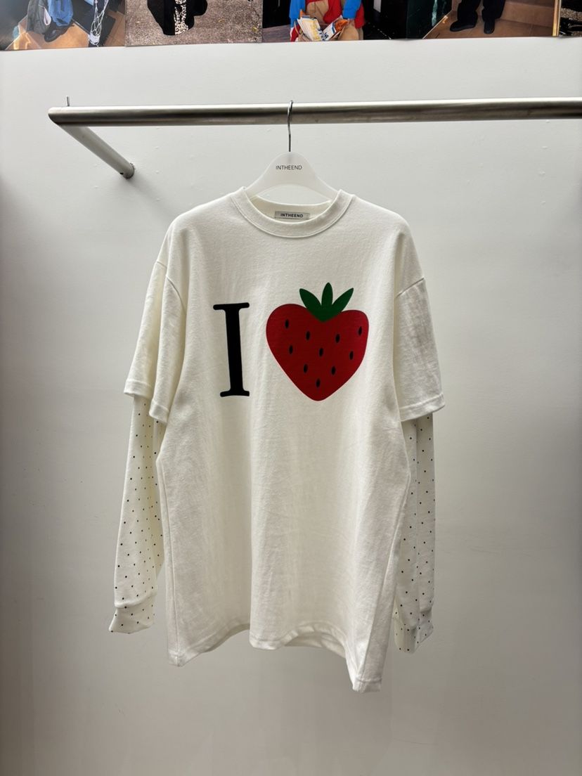 INTHEEND韓國代購㊣女裝新品時尚休閑職業25秋冬人氣長袖T恤INTHEEND長袖T恤