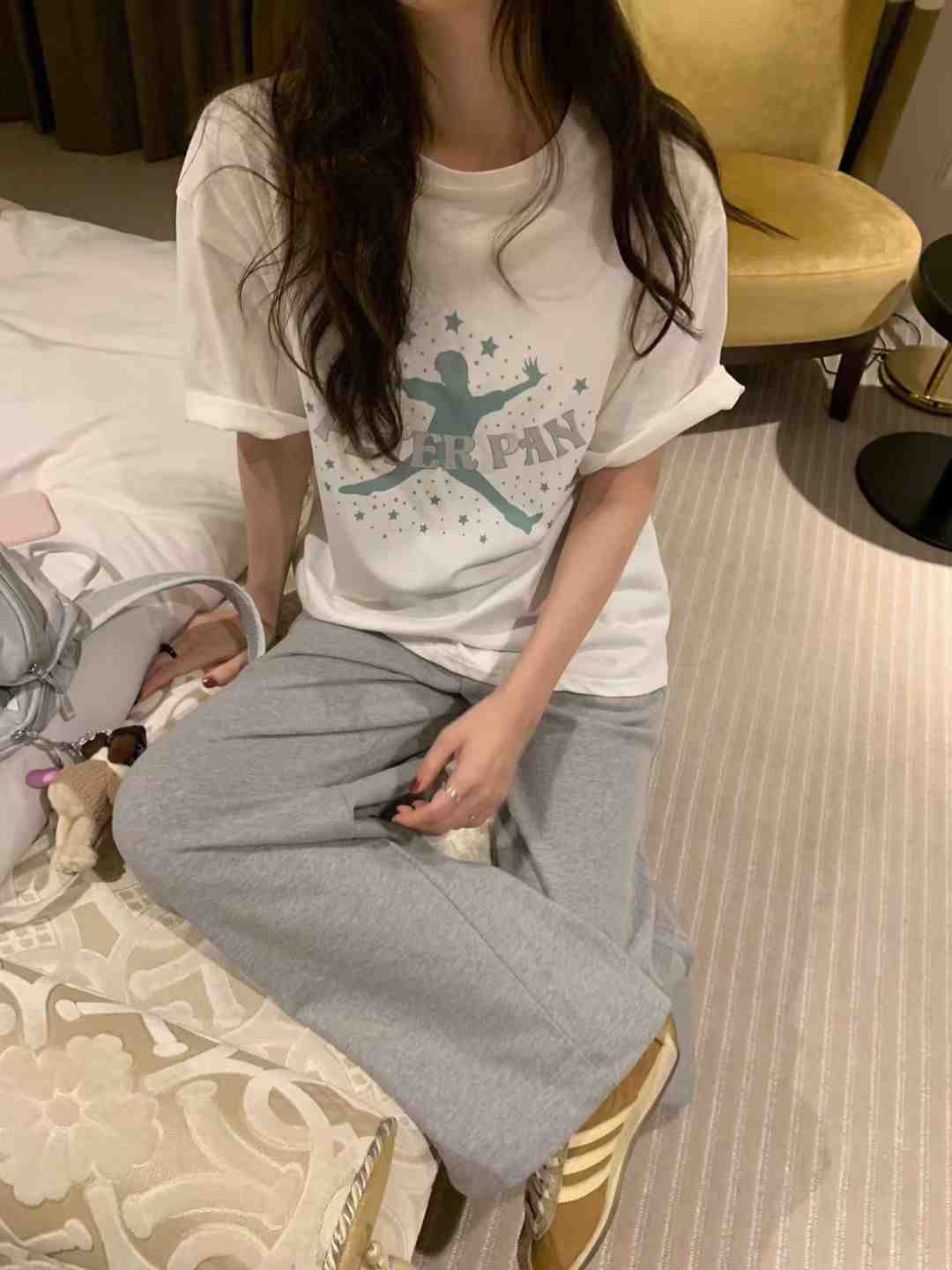 PYT-ot韓國代購㊣女裝新款人氣推薦職業休閑真品熱賣25秋冬T恤pretty young thingT恤