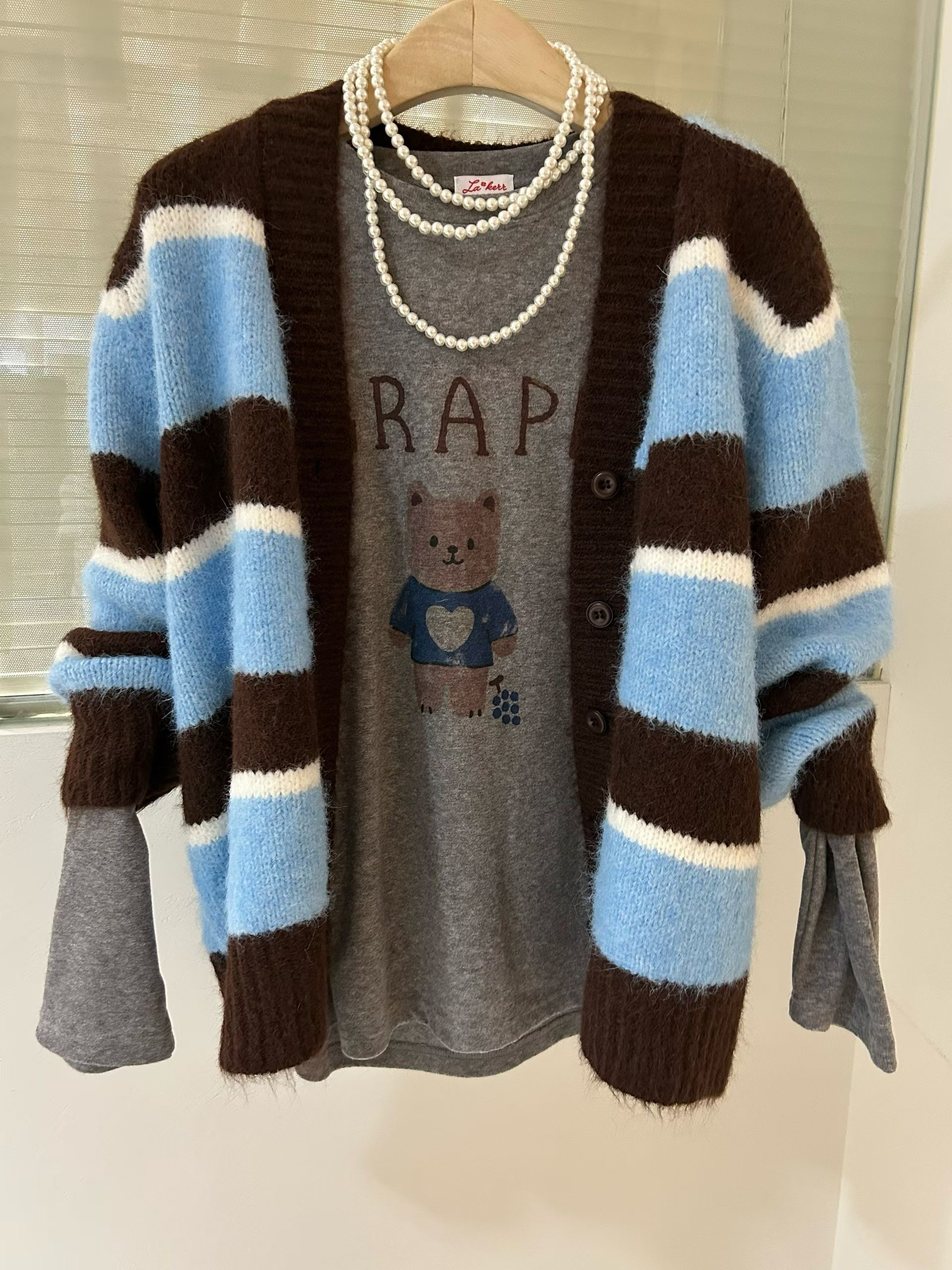 LA KERR東大門㊣代購女士新品職業25秋冬真品毛衣不含內搭LA KERR毛衣