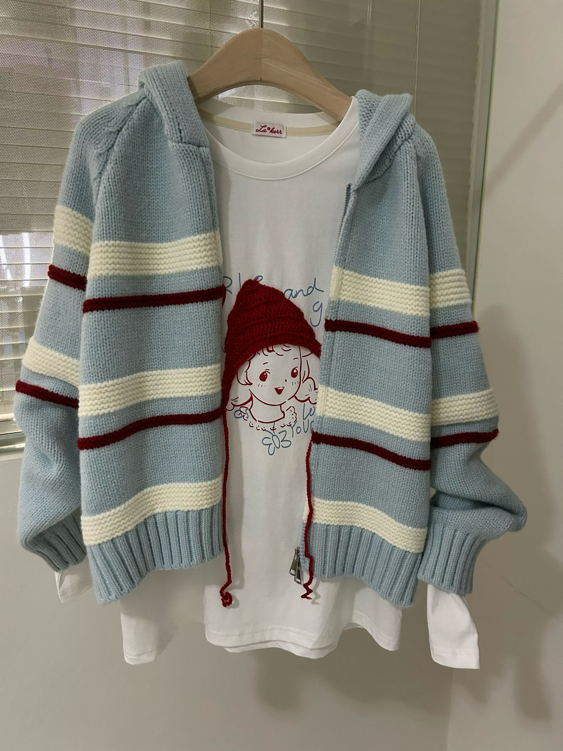 LA KERR東大門㊣代購女士新品職業時尚熱賣針織衫不含內搭LA KERR針織衫