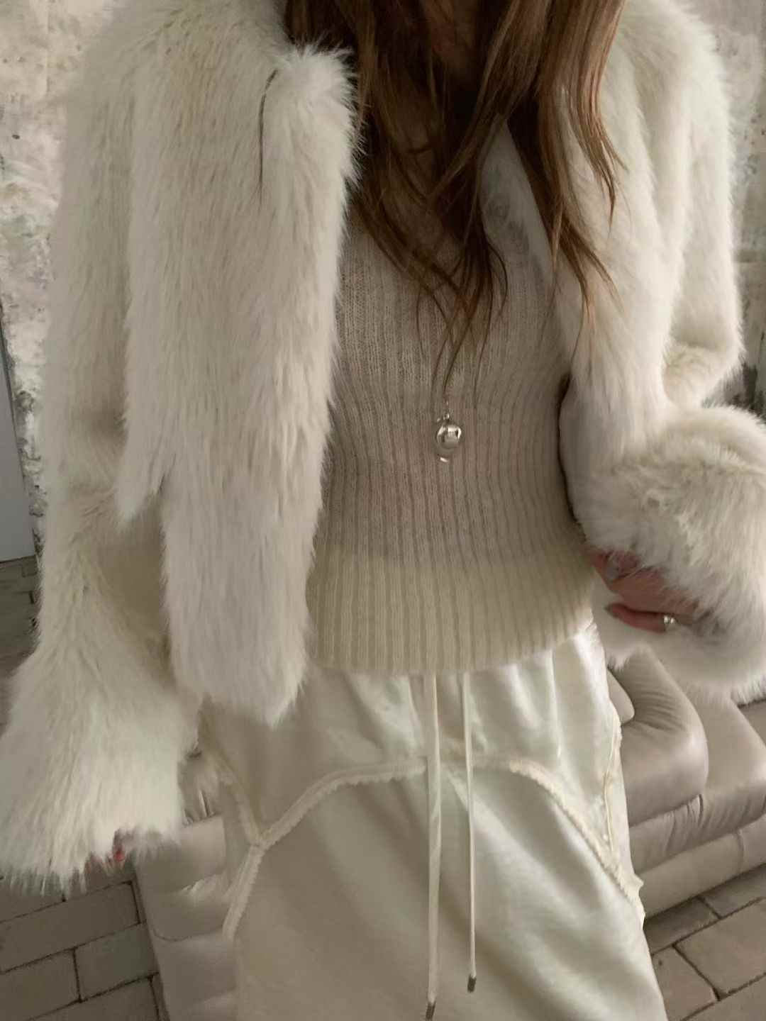 PYT-ot東大門㊣代購女士新品25秋冬職業真品時尚人氣短款大衣pretty young thing短款大衣