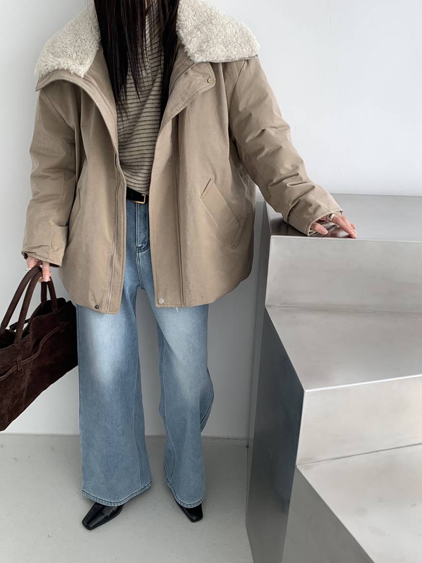 RIVER RAIN韓國直郵㊣女裝新品時尚推薦25秋冬熱賣真品夾克RIVER RAIN夾克