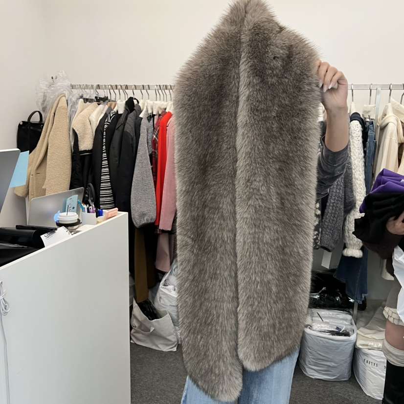 SALONDEMAG韓國直郵㊣女士新款職業時尚25秋冬推薦圍巾披肩SALONDEMAG圍巾/披肩