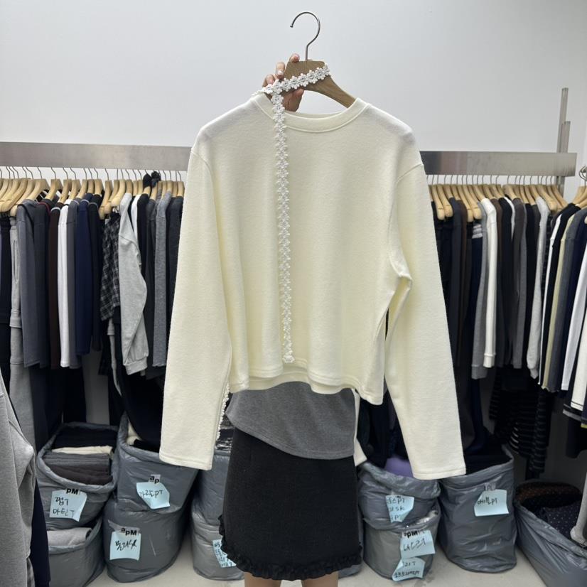 SPECIAL韓國直郵㊣女裝新款時尚休閑推薦真品長袖T恤含脖帶SPECIAL長袖T恤