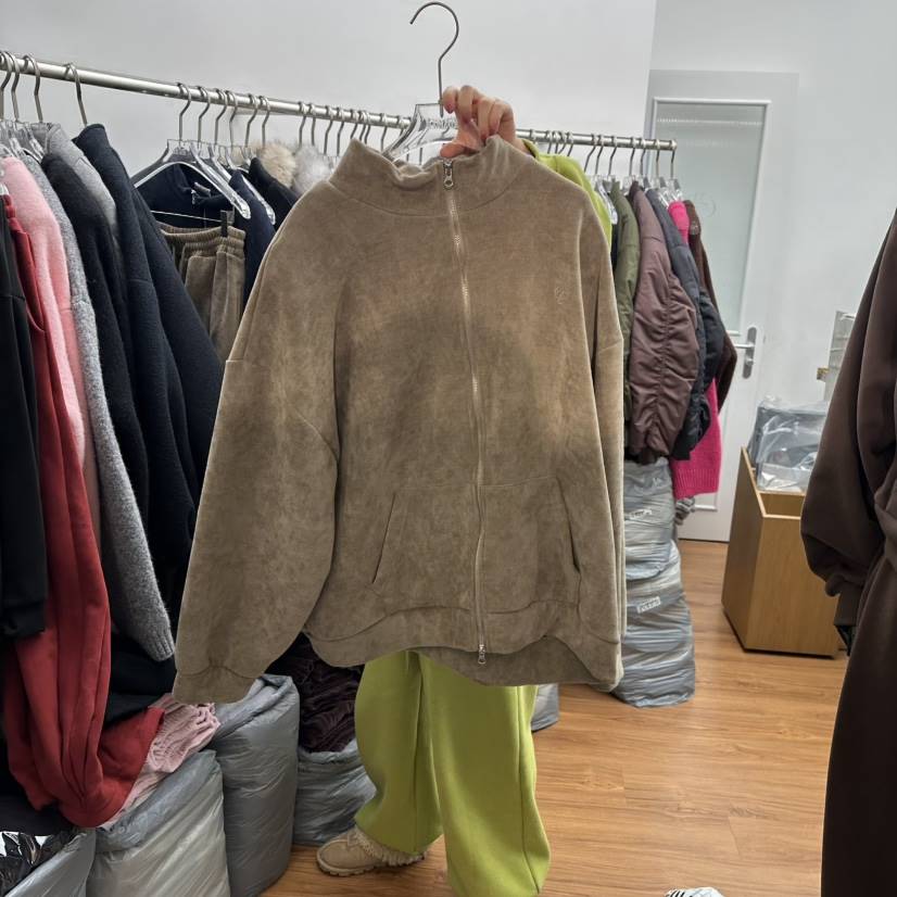 GABIZON東大門㊣代購女士新品時尚職業25秋冬熱賣衛衣拉鏈加絨GABIZON衛衣