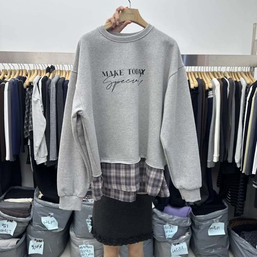 SPECIAL東大門㊣實拍女裝新品熱賣人氣推薦25秋冬職業衛衣加絨SPECIAL衛衣