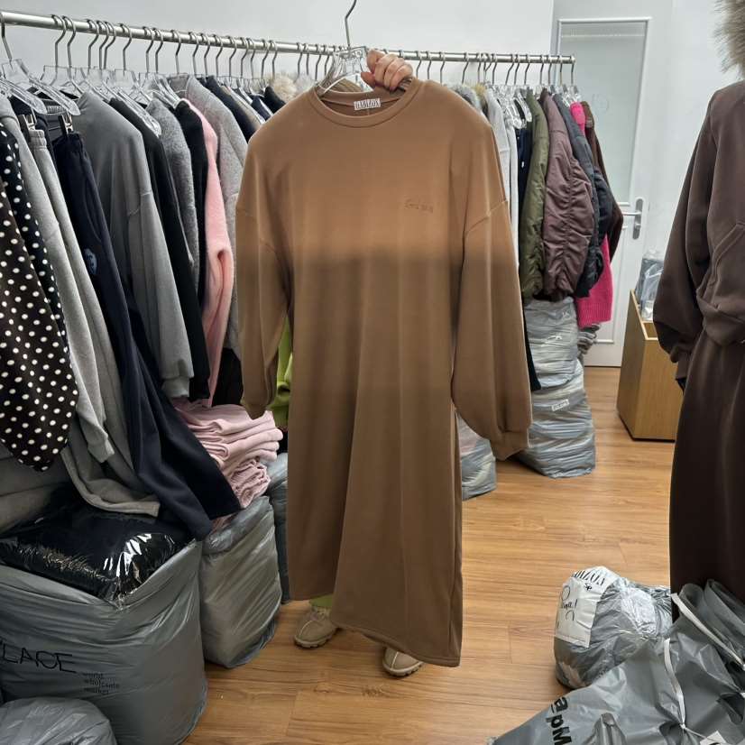 GABIZON東大門㊣實拍女裝新品人氣職業推薦25秋冬連衣裙加絨GABIZON連衣裙