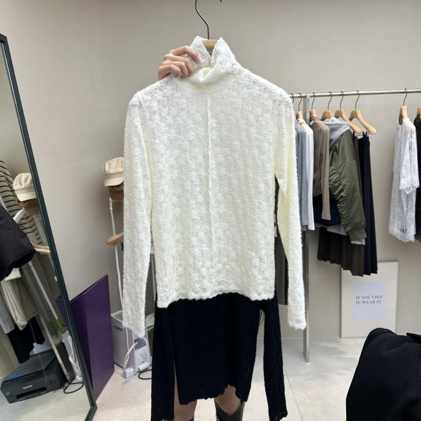 FORMING-P東大門㊣實拍女士新款25秋冬真品時尚長袖T恤蕾絲FORMING-P長袖T恤