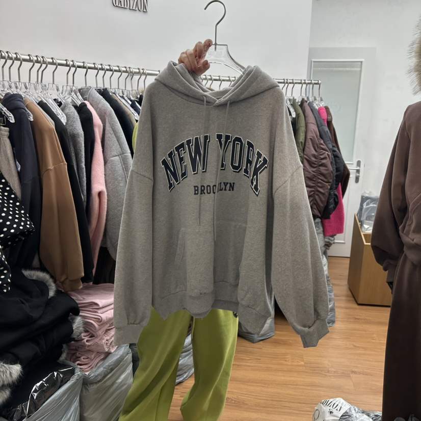 GABIZON東大門㊣直郵女士新款職業真品人氣休閑衛衣兜帽加絨GABIZON衛衣