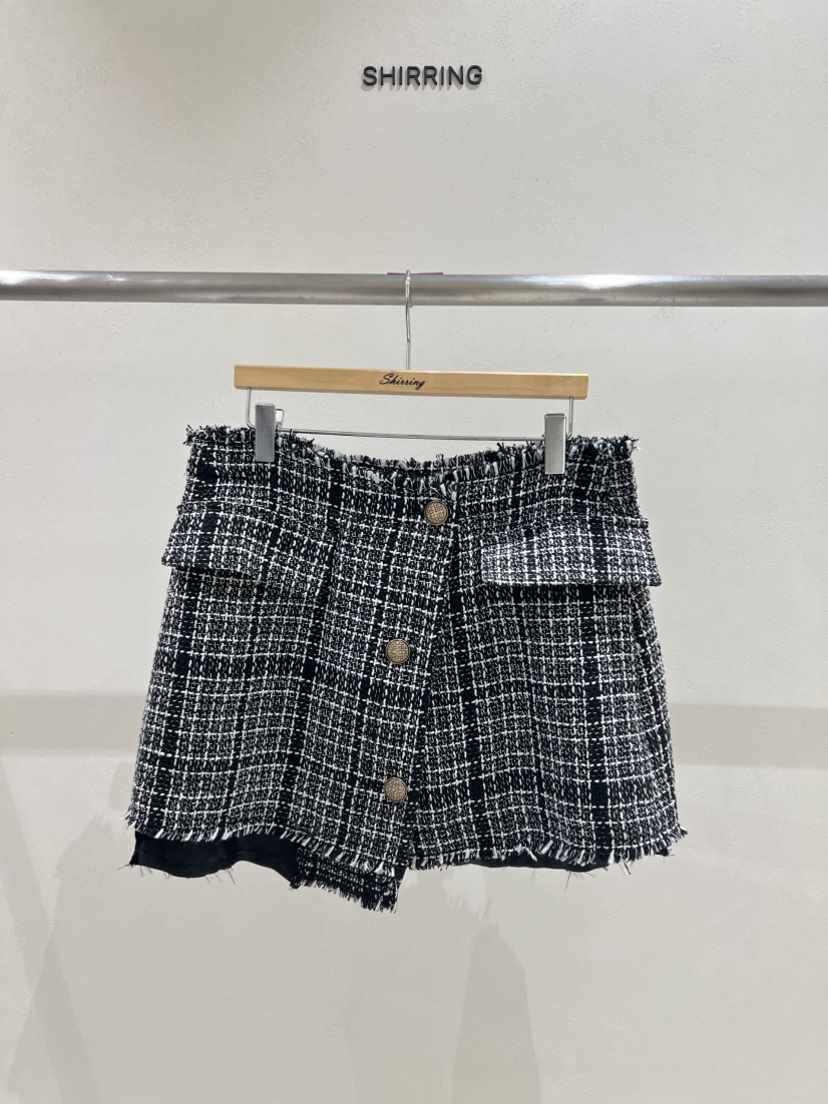 SHIRRING韓國直郵㊣女士新款熱賣25秋冬推薦休閑人氣短裙打折SHIRRING短裙