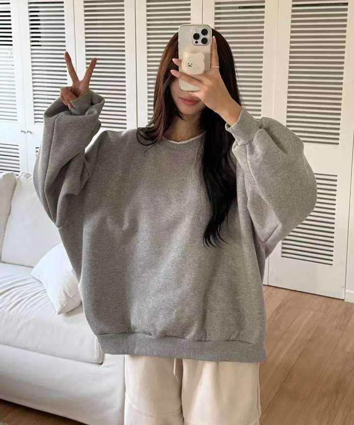 POMNANA東大門㊣實拍女士新款25秋冬人氣休閑推薦時尚熱賣衛衣POMNANA衛衣