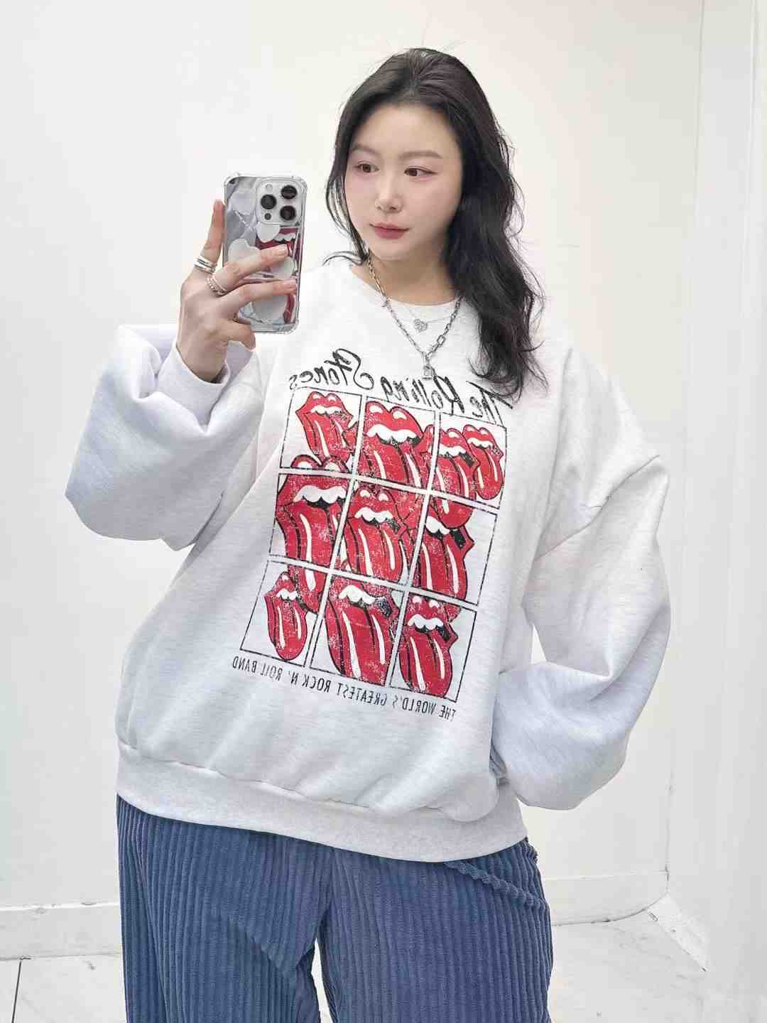 POMNANA韓國代購㊣女裝新品熱賣休閑真品推薦職業25秋冬衛衣POMNANA衛衣