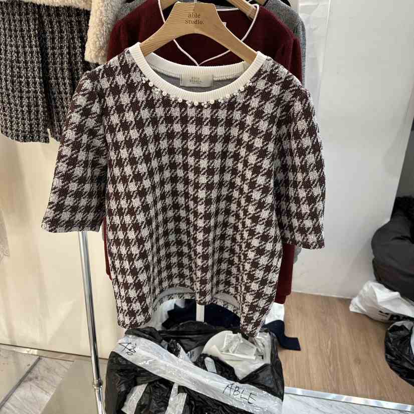 ABLESTUDIO東大門㊣直郵女士新品真品人氣時尚職業熱賣休閑T恤ABLESTUDIOT恤