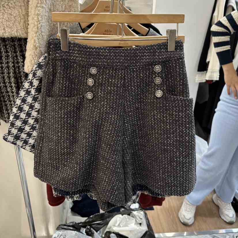 ABLESTUDIO東大門㊣代購女裝新款時尚25秋冬真品職業熱賣短褲ABLESTUDIO短褲