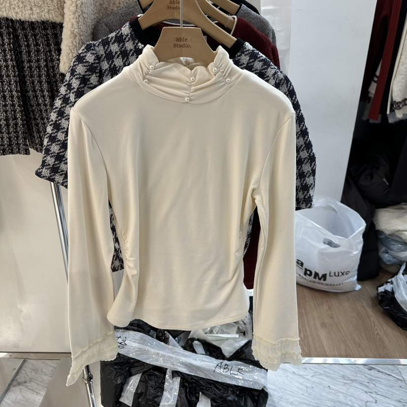 ABLESTUDIO東大門㊣代購女裝新款時尚熱賣推薦真品職業長袖T恤ABLESTUDIO長袖T恤