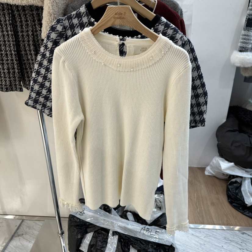 ABLESTUDIO東大門㊣直郵女士新品休閑時尚職業人氣熱賣針織衫ABLESTUDIO針織衫