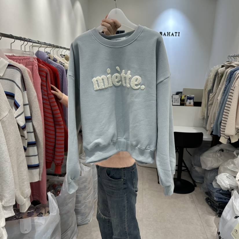 BAHATI東大門㊣代購女士新品人氣休閑熱賣職業25秋冬衛衣加絨BAHATI衛衣