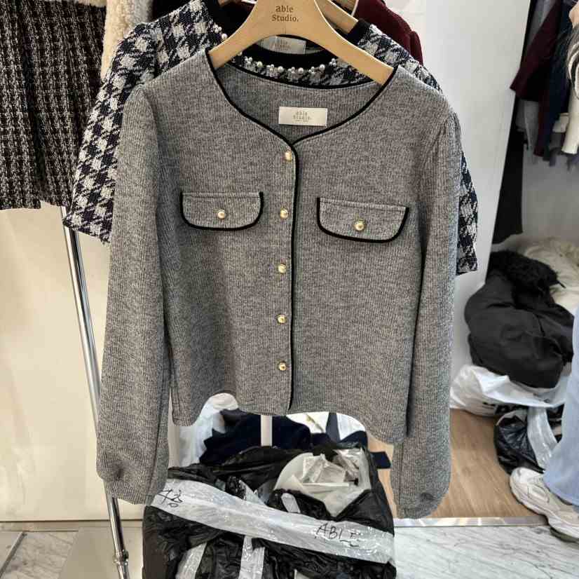 ABLESTUDIO韓國直郵㊣女裝新品時尚25秋冬休閑推薦熱賣針織衫ABLESTUDIO針織衫