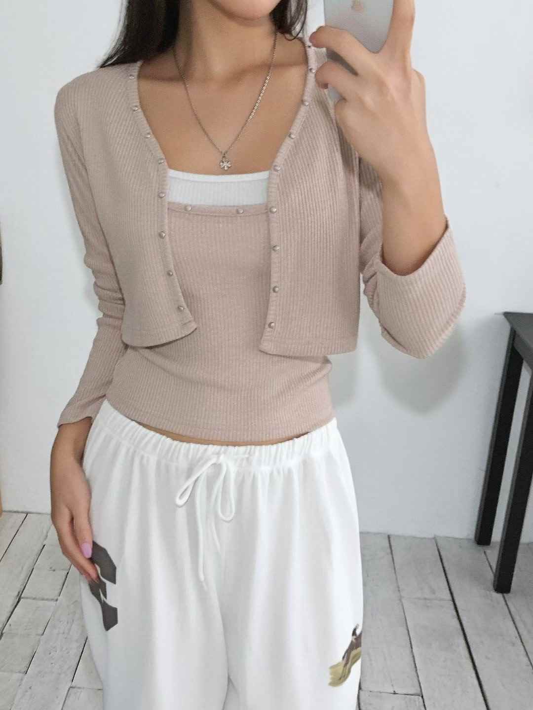 SOOMANCHAE-수만채-T韓國代購㊣女裝新款休閑時尚人氣套裝SOOMANCHAE套裝