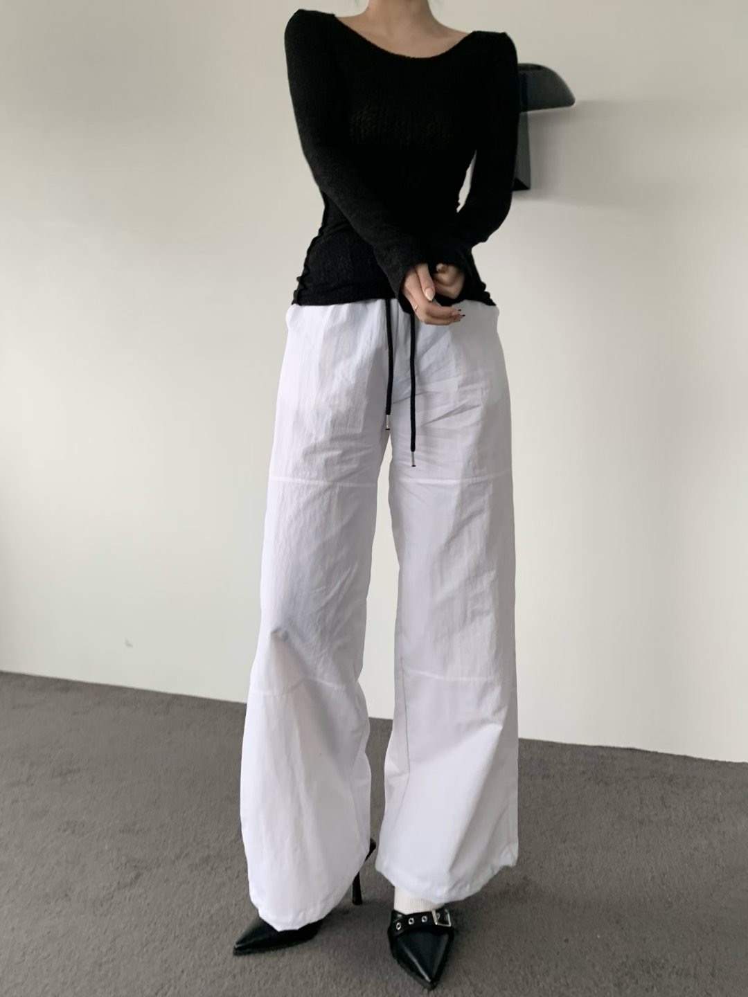 OUTT東大門㊣實拍女裝新款熱賣人氣職業真品時尚25秋冬休閑褲OUTT休閑褲