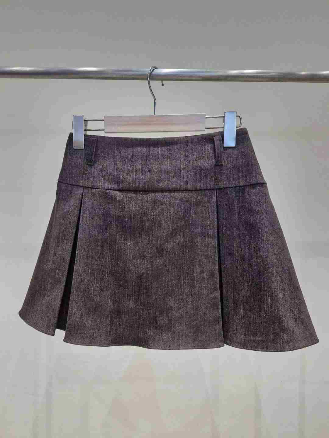 IF U-이퓨-T韓國代購㊣女裝新品真品職業25秋冬推薦短裙IF U短裙