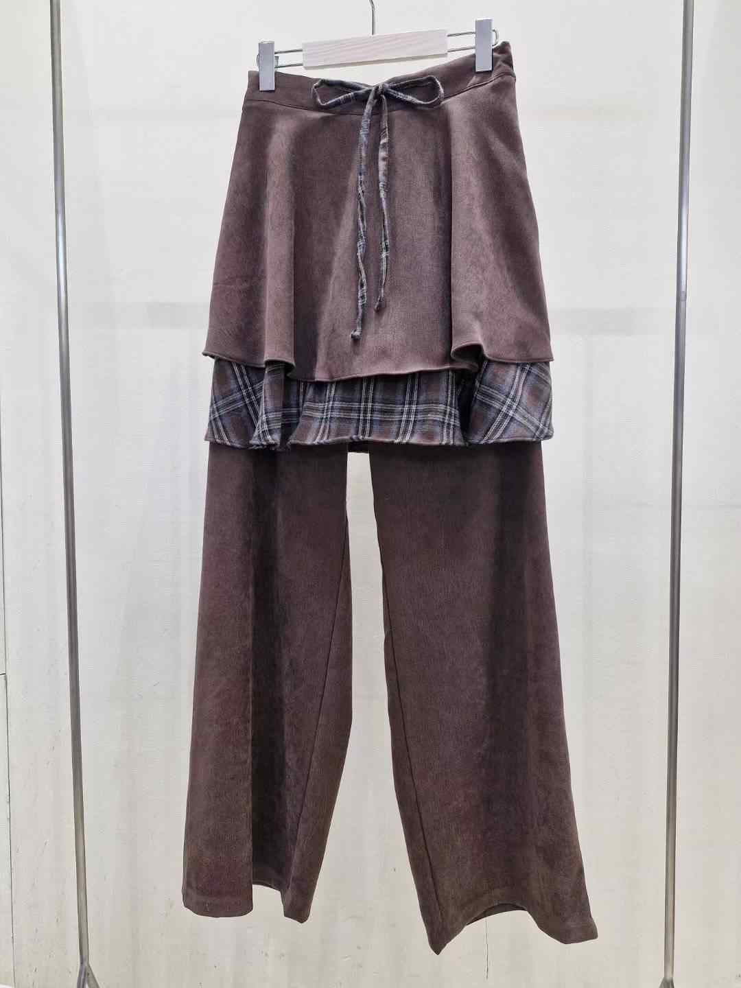 IF U-이퓨-T東大門㊣實拍女裝新品25秋冬時尚職業熱賣裙褲IF U裙褲