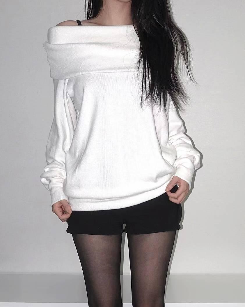 OUTT東大門㊣實拍女裝新款熱賣休閑人氣真品25秋冬推薦長袖T恤OUTT長袖T恤