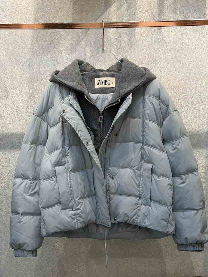 SYMBOL韓國直郵㊣女裝新款休閑職業人氣25秋冬短款羽絨服鴨絨SYMBOL短款羽絨服