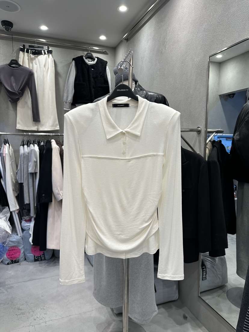 CELEBRITY-A韓國直郵㊣女士新品職業人氣熱賣休閑推薦長袖T恤CELEBRITY-A長袖T恤