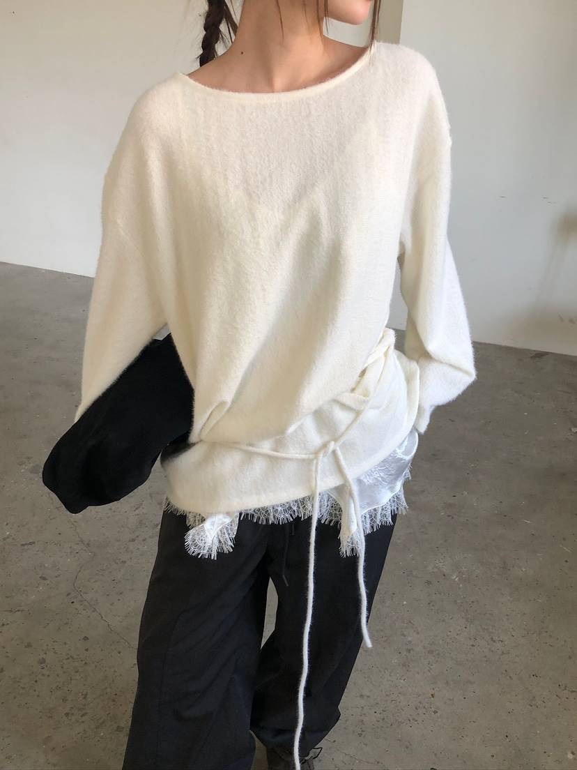 UNBOUND韓國直郵㊣女士新品休閑熱賣時尚職業25秋冬人氣針織衫UNBOUND針織衫