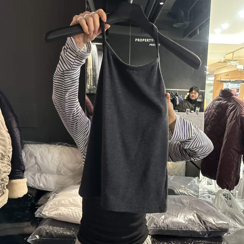 ELF-L東大門㊣直郵女裝新款休閑時尚推薦25秋冬人氣吊帶背心PROJECT ELF/ELF-L吊帶/背心