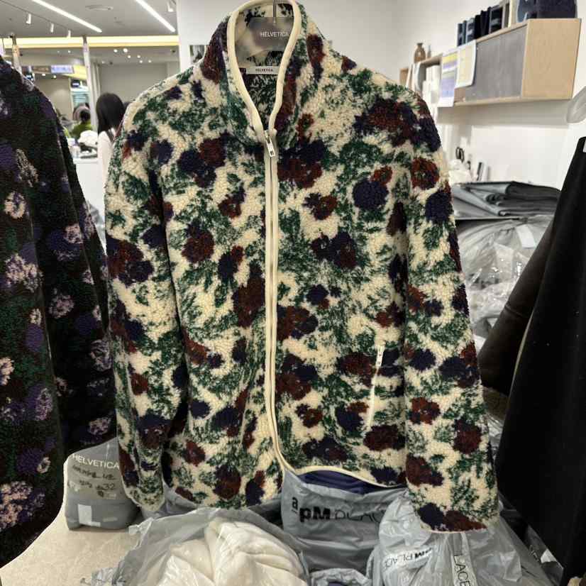 HELVETICA東大門㊣實拍女裝新款真品25秋冬人氣夾克抓絨拉鏈HELVETICA夾克