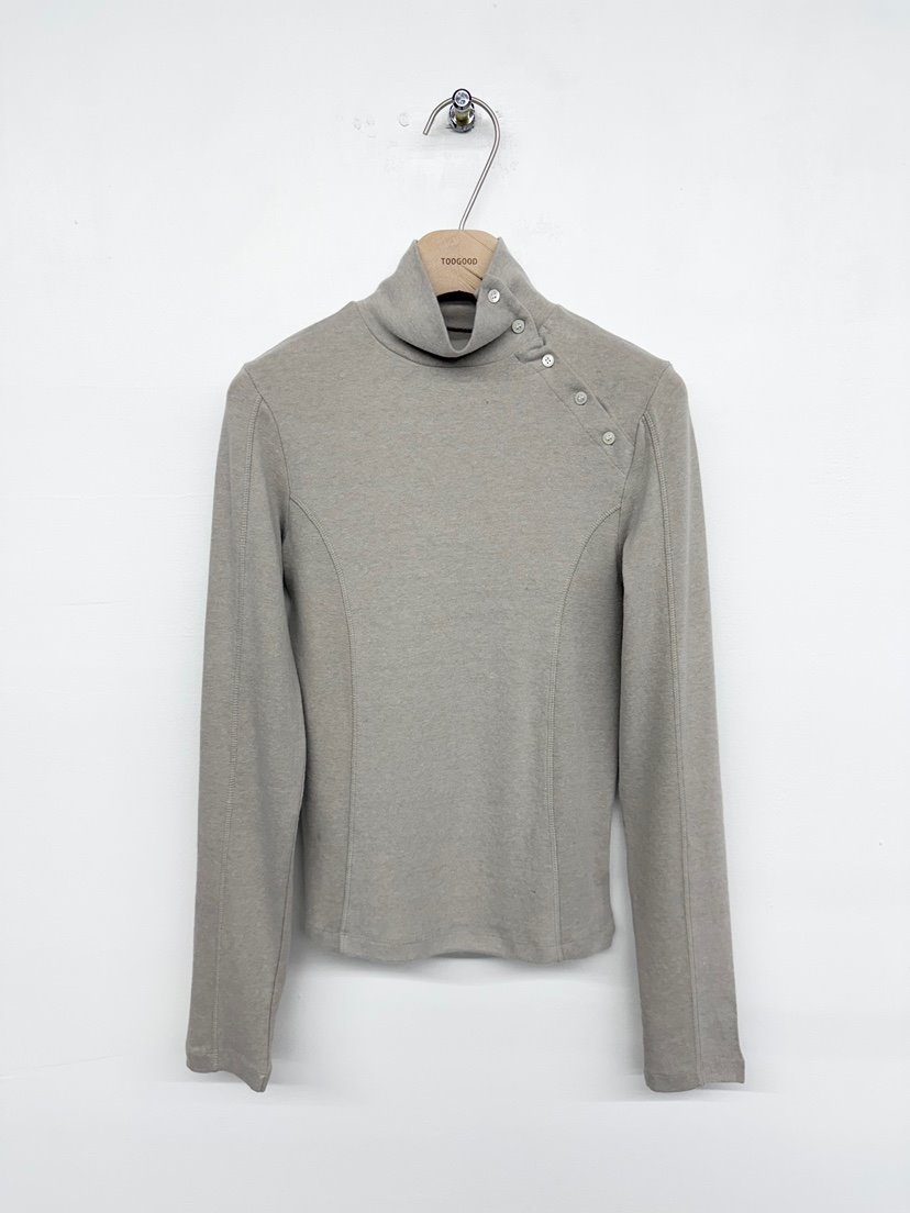 TOOGOOD韓國直郵㊣女士新款職業推薦休閑人氣熱賣長袖T恤紐扣TOOGOOD長袖T恤