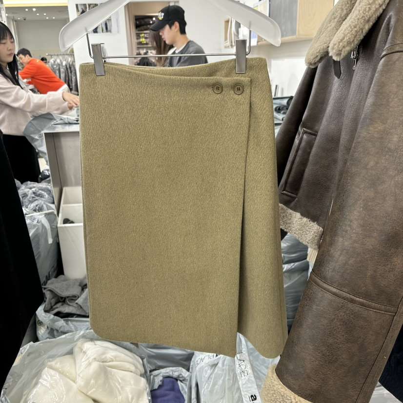 HELVETICA東大門㊣實拍女士新品推薦25秋冬時尚半身裙中短裙HELVETICA半身裙/中短裙