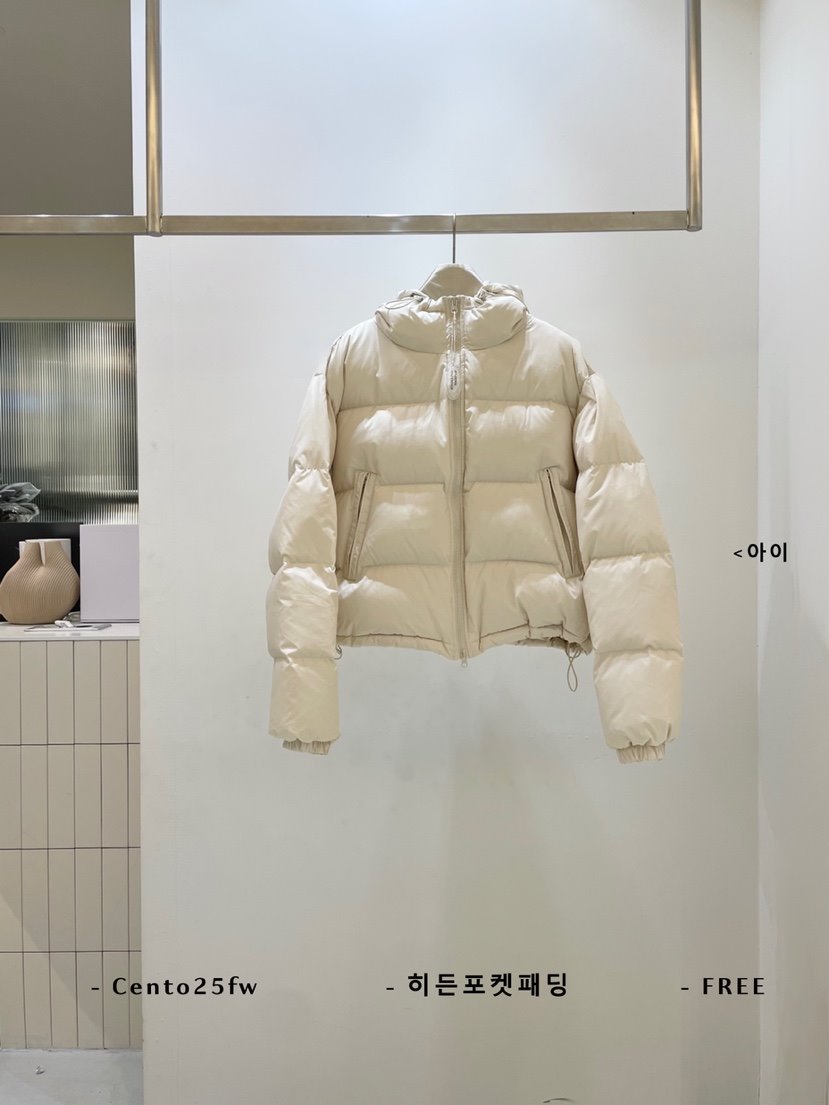 CENTO東大門㊣直郵女士新款推薦休閑職業短款羽絨服口袋鴨絨CENTO短款羽絨服