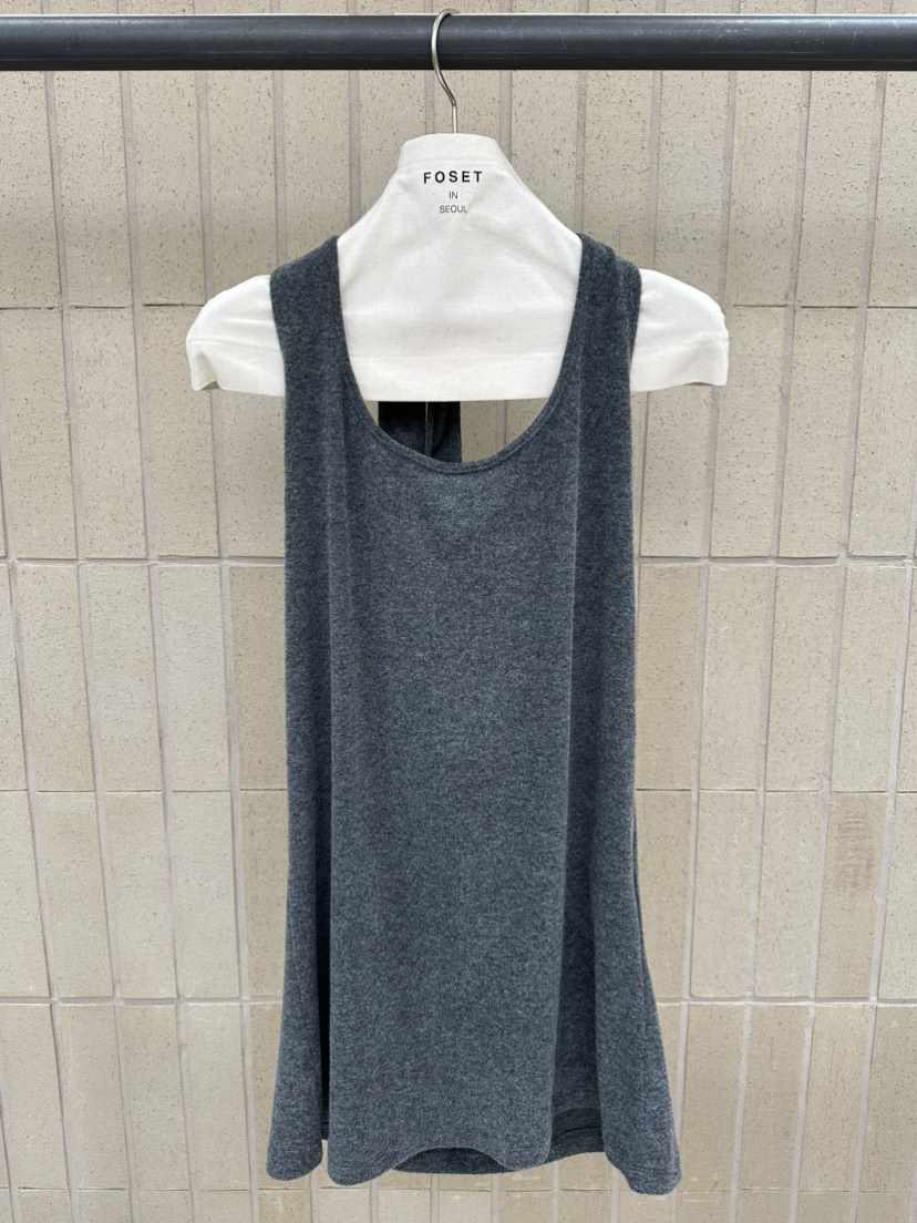 FOSET東大門㊣實拍女士新款25秋冬熱賣人氣職業吊帶背心高領FOSET吊帶/背心