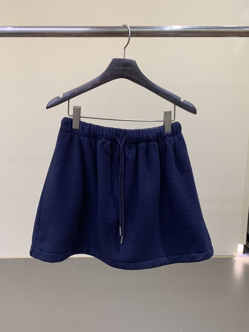 BEFORE SUNRISE韓國直郵㊣女裝新款人氣推薦時尚休閑短裙絨BEFORE SUNRISE短裙