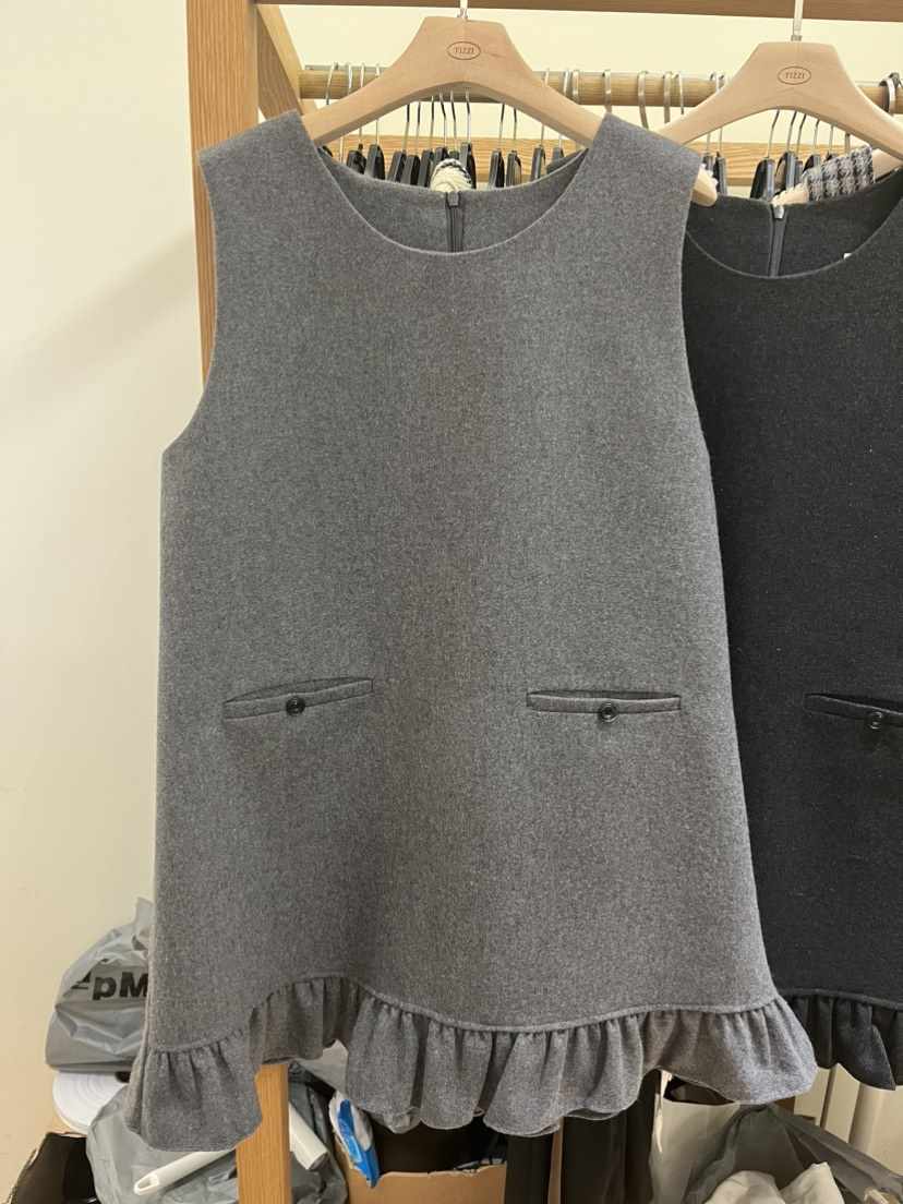 TIZZI韓國代購㊣女裝新品人氣25秋冬真品熱賣休閑職業連衣裙TIZZI連衣裙