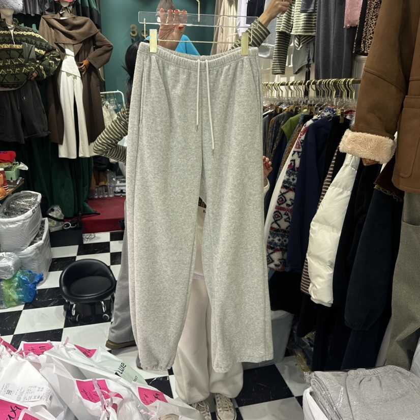 3COLOR東大門㊣直郵女士新品熱賣休閑褲加絨Three color休閑褲