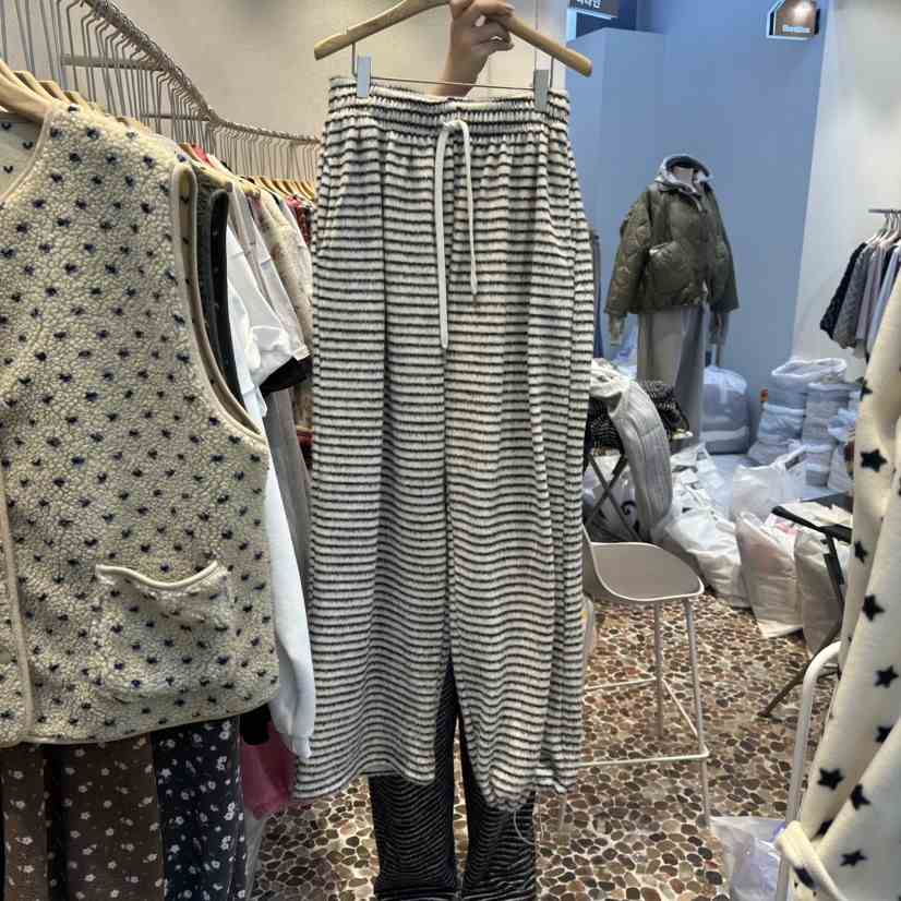 THE LINE-Q韓國直郵㊣女士新品真品25秋冬職業休閑褲單排扣THE LINE-Q休閑褲