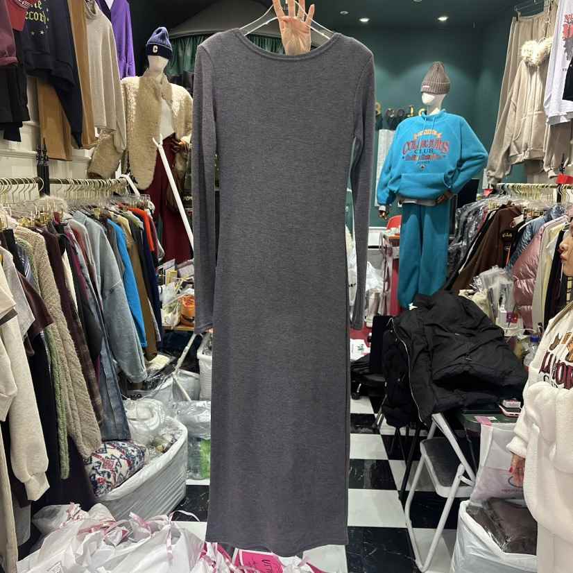 3COLOR韓國代購㊣女士新款職業連衣裙Three color連衣裙