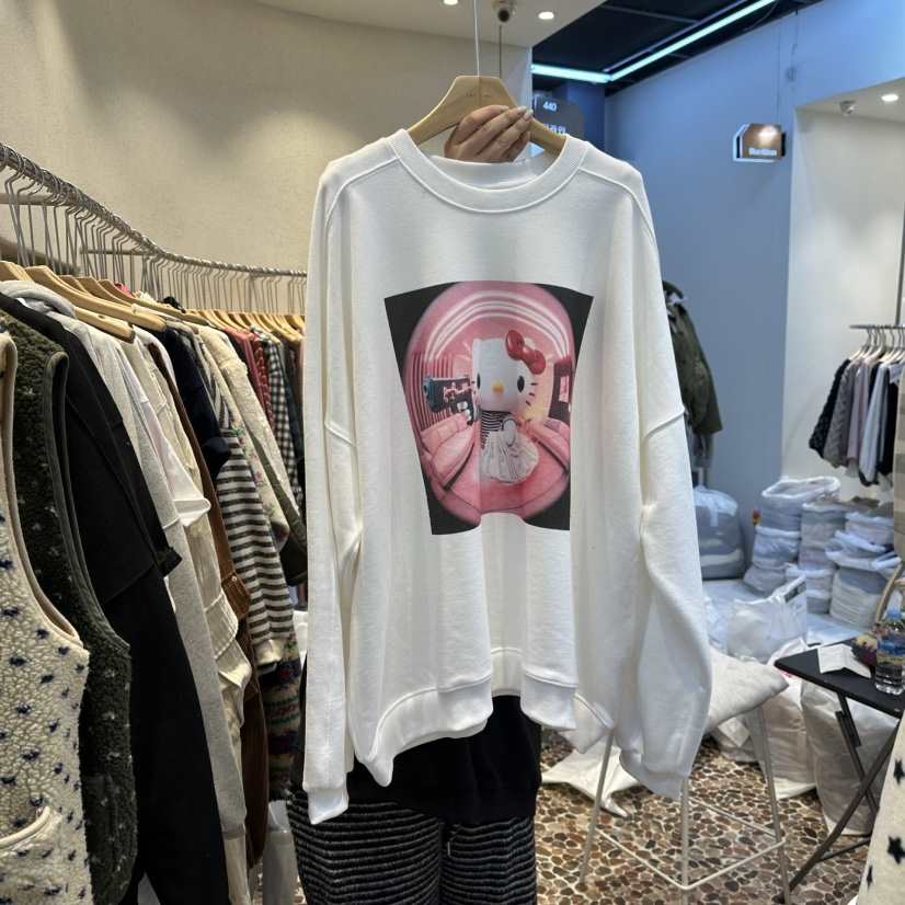 THE LINE-Q東大門㊣實拍女士新品時尚職業真品人氣推薦衛衣THE LINE-Q衛衣