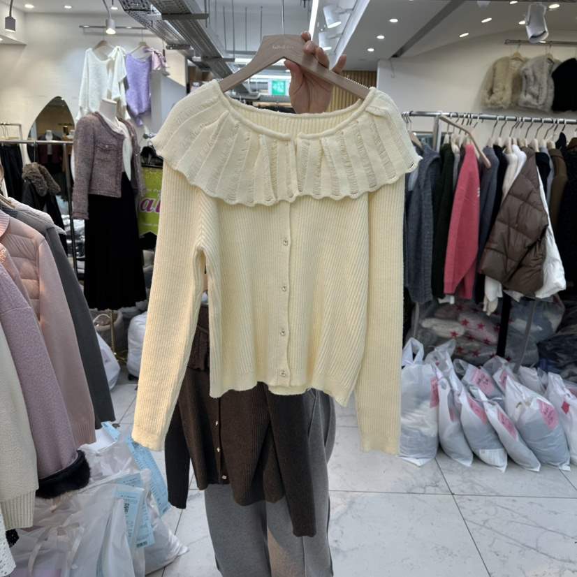 LULULALLA韓國直郵㊣女裝新款休閑人氣真品熱賣職業25秋冬針織衫LULULALLA針織衫