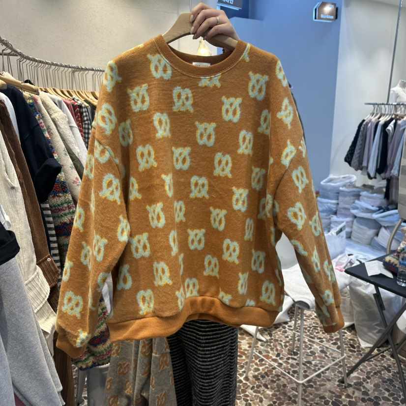 THE LINE-Q東大門㊣代購女裝新款休閑25秋冬真品時尚衛衣THE LINE-Q衛衣